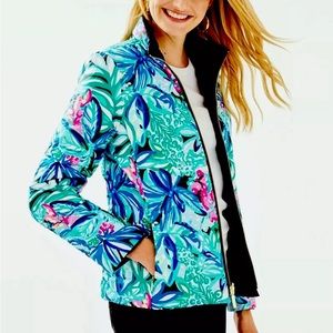 Lilly Pulitzer NWT Marilee Reversible Jacket Hype It Up $278 Size 0